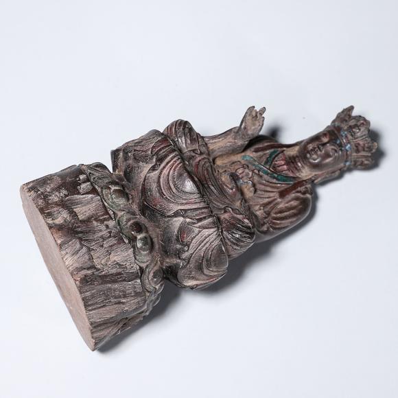 arosewoodbuddhastatue红酸枝金蝉子佛像