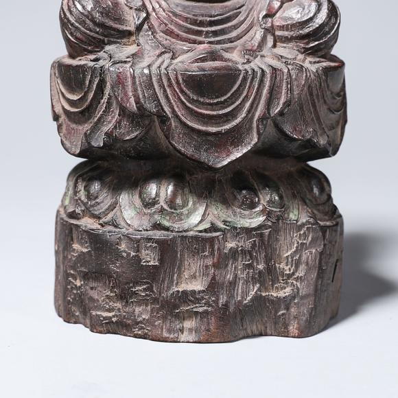 arosewoodbuddhastatue红酸枝金蝉子佛像