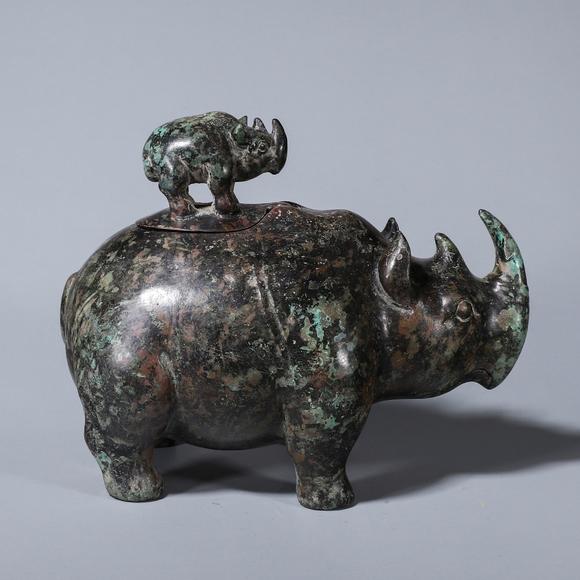 abronzerhinoceroszun青铜犀牛尊