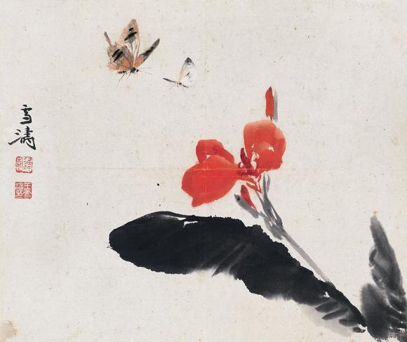 中国近代画蝴蝶的画家图片