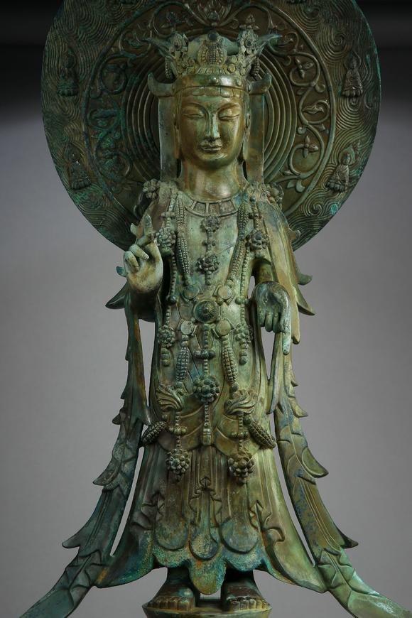 中国古代青铜佛像ancientchinesebronzebuddhastatue