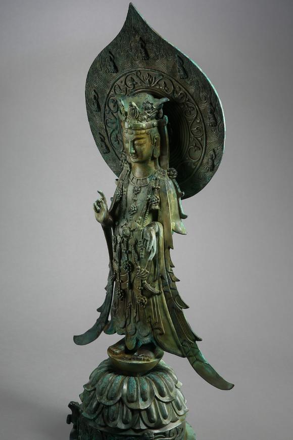 中国古代青铜佛像ancientchinesebronzebuddhastatue