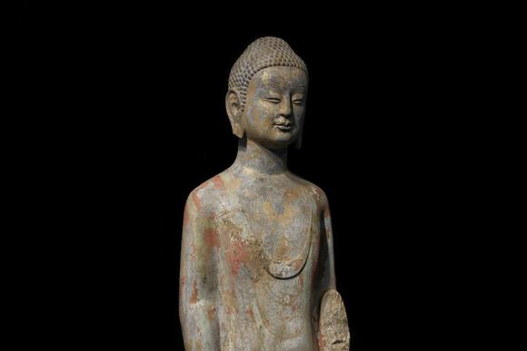 anarchaiclargeveryrarecarvedstonebuddha