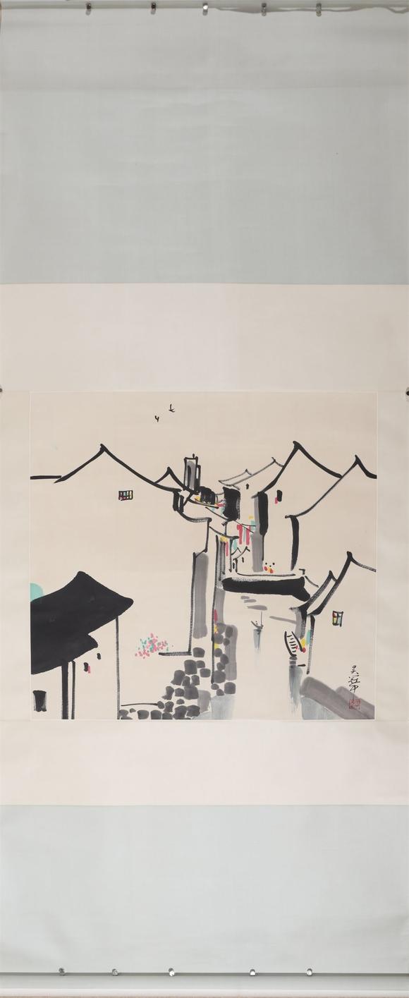 吴冠中风景