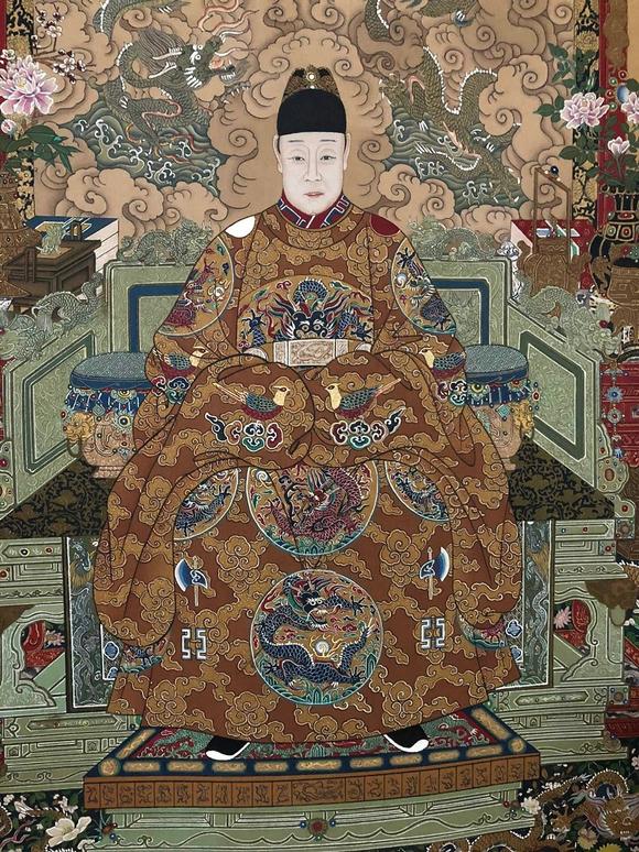 日本金文渊崇祯御笔 帝服圣像